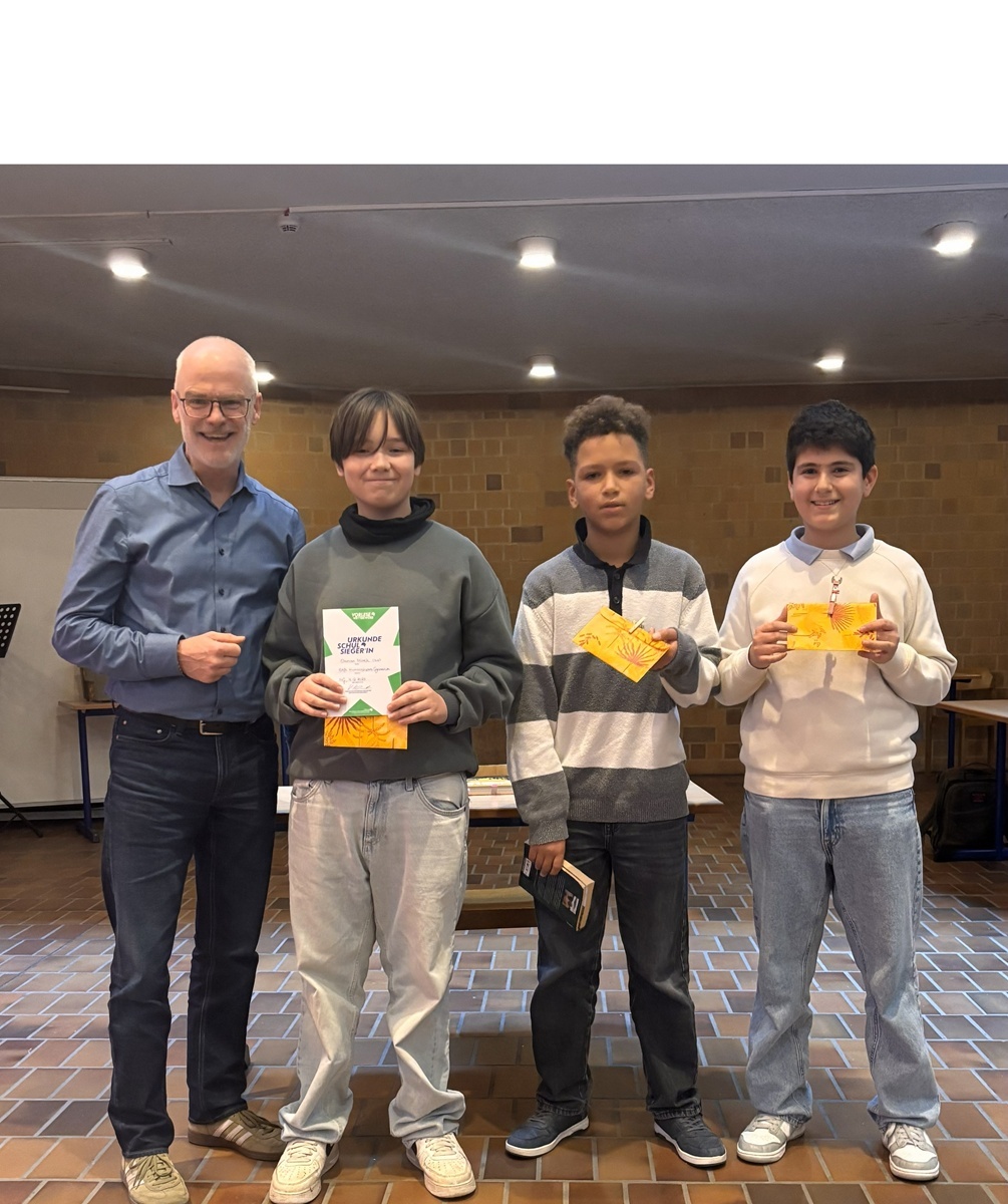Vorlesewettbewerb 2025 - Der Sieger steht fest